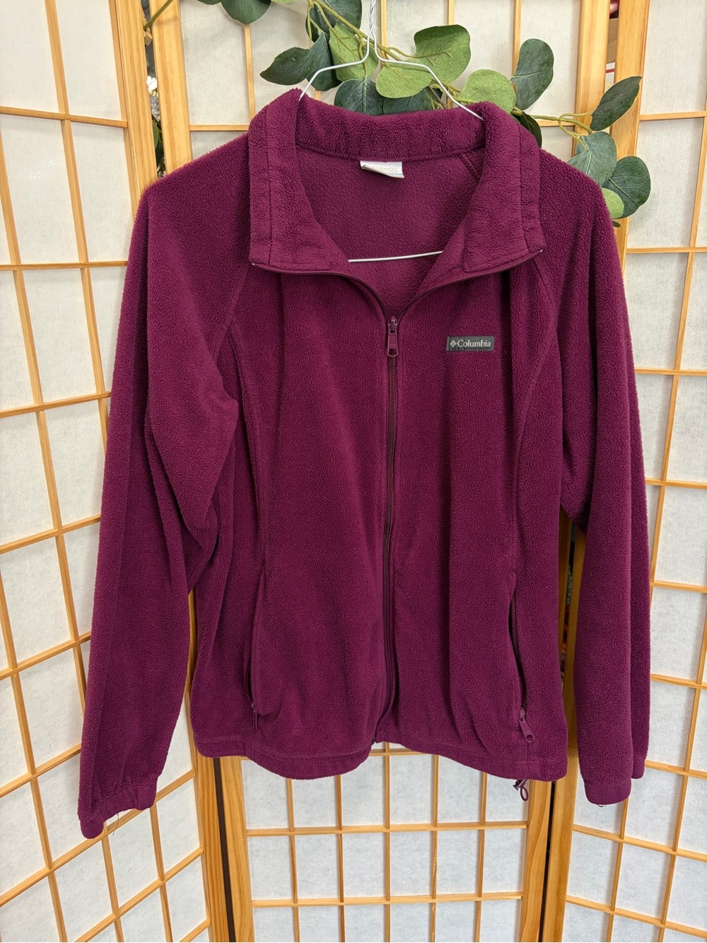 Columbia Women's Full-Zip Teddy Fleece Jacket - Plum
